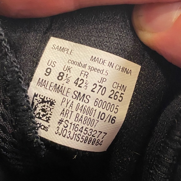 Adidas SAMPLES ! Adidas Combat Speed 5 Wrestling Boots Adult Boxing Shoes Mens - Picture 6 of 9